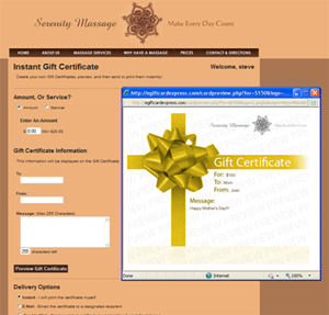 Gift Certificates