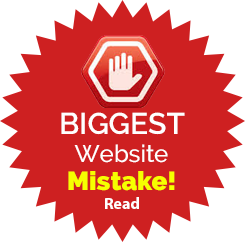 biggest website mistake read